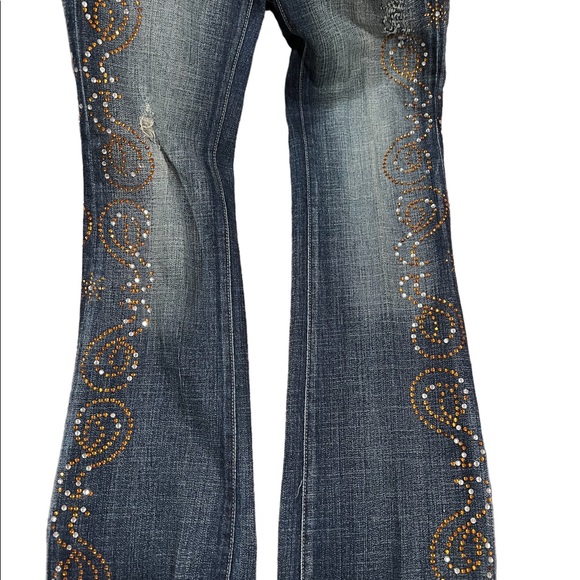 ❌❌SOLD❌❌. 7 For All Mankind Rhinestone jeans - Size 26 - Picture 7 of 8